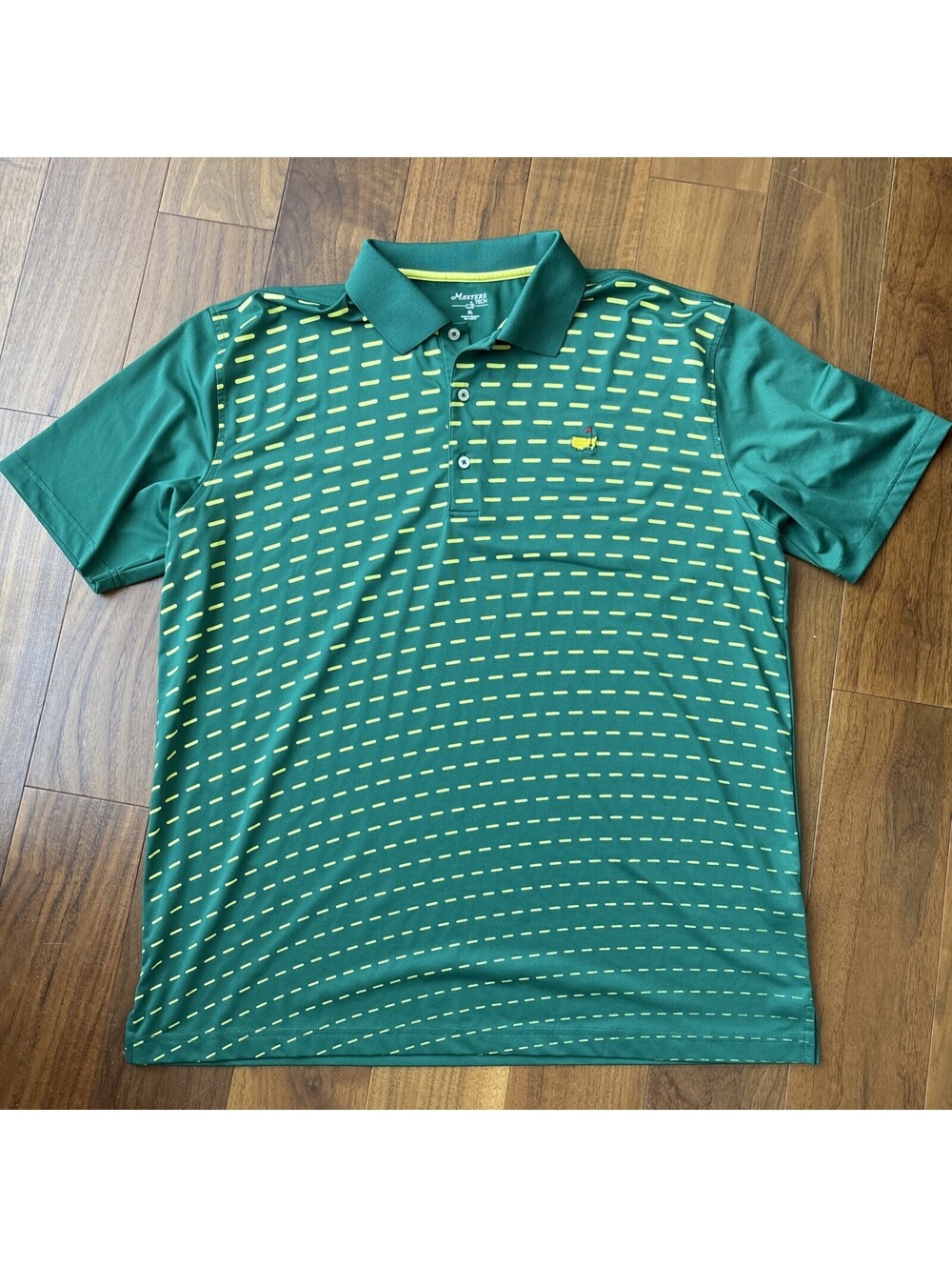 Masters Tech Performance Polo Golf Shirt Green size XL RN: 133979